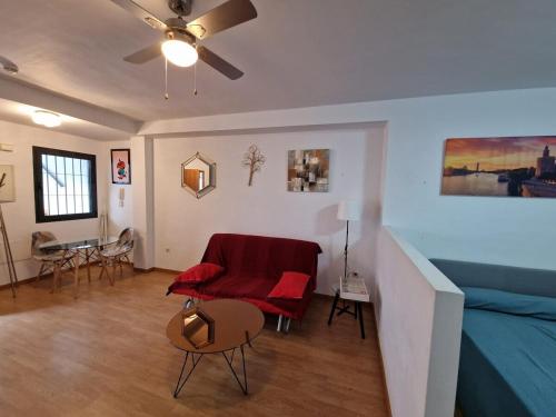 Posedenie v ubytovaní Castilla del Patrocinio, Coqueto apartamento de 1Dormitorio