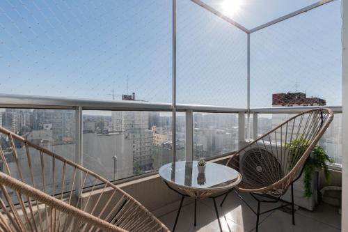 En balkon eller terrasse på Fliphaus Libertador 5700 - Loft Belgrano