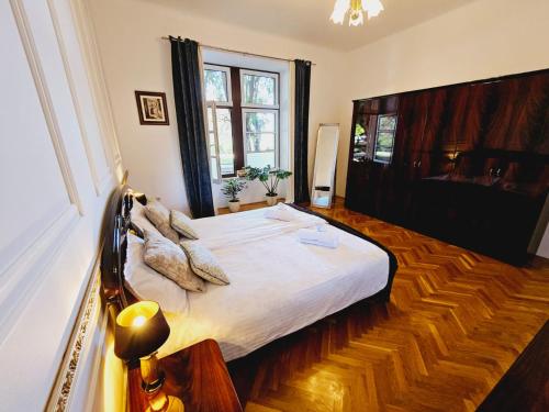 Ein Bett oder Betten in einem Zimmer der Unterkunft Villa Münz Apartment Franz