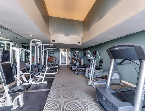 Posilňovňa alebo fitness centrum v ubytovaní Modern Vibes 1br/1ba Oak Park IL