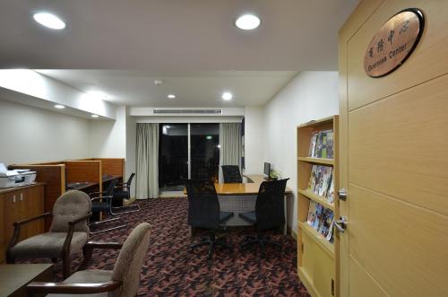 Χώρος καθιστικού στο Hotel RegaLees