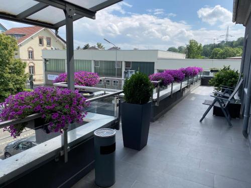 Μπαλκόνι ή βεράντα στο Günstiges Privatzimmer