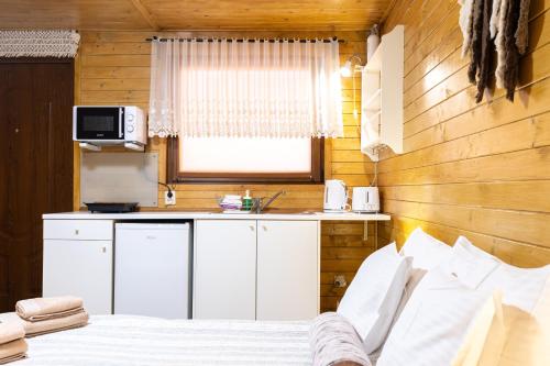 Kuchyň nebo kuchyňský kout v ubytování Molonówka Guest House