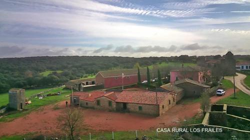 Letecký snímek ubytování Complejo Rural Dehesa de Ituero