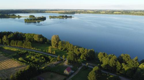 HEXAGON HONEY HOUSE+ prywatna plaża+jezioro+ stawy+ gospodarstwo+ pasieka