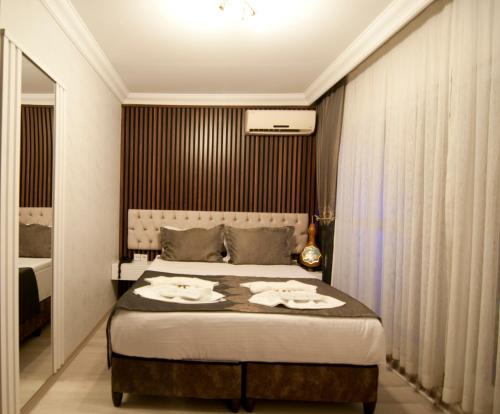 Katil atau katil-katil dalam bilik di Hotel Broken Column