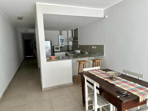 Kuchyň nebo kuchyňský kout v ubytování DUPLEX QUICHI