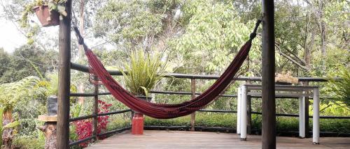 Κήπος έξω από το chalé 1 bukadim de terra