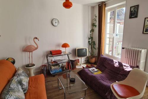 Galeriebild der Unterkunft Appart 70s au cœur du Perche in Rémalard