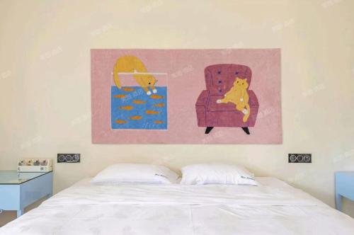 Кровать или кровати в номере Sanya Romantic Journey Sea Resort & Spa