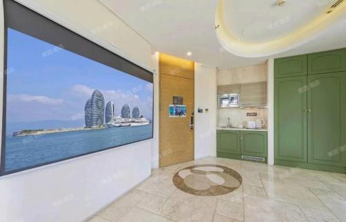 Кухня или мини-кухня в Sanya Romantic Journey Sea Resort & Spa
