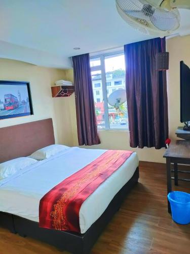 Postel nebo postele na pokoji v ubytování HOTEL YTS