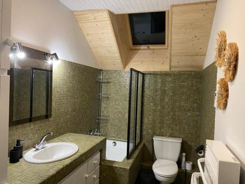 Koupelna v ubytování Maison Villard-de-Lans, 4 pièces, 9 personnes - FR-1-548-29