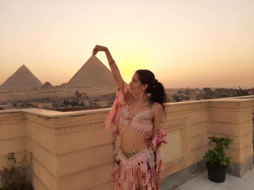 Amoon Ra pyramids view