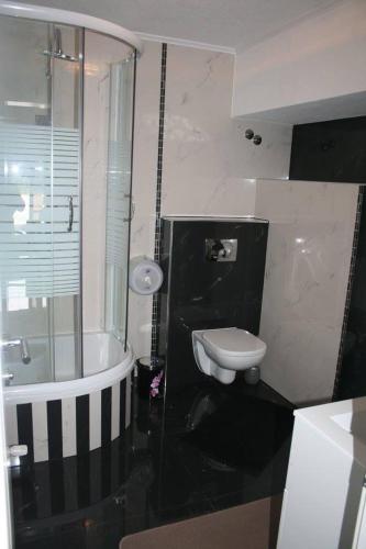 Bilik mandi di Guesthouse Villa Plitvička