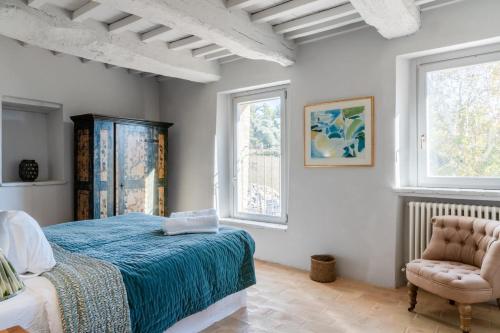 Ένα ή περισσότερα κρεβάτια σε δωμάτιο στο CASALE ORTALI - Miani Group