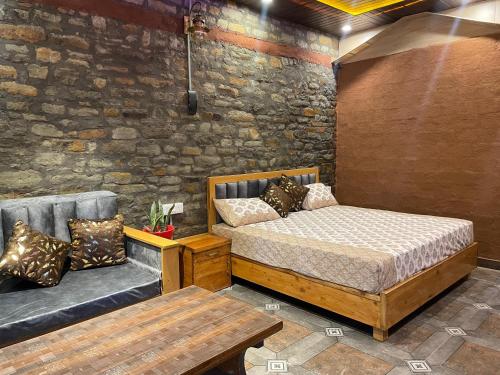 Postel nebo postele na pokoji v ubytování Nature Villaas BASA HOMESTAY