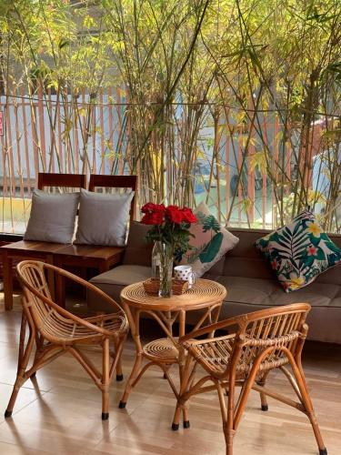 Гостиная зона в CHILL HOUSE by the beach