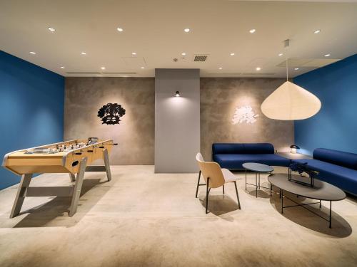 Χώρος καθιστικού στο Hotel Plus Hostel TOKYO ASAKUSA 1