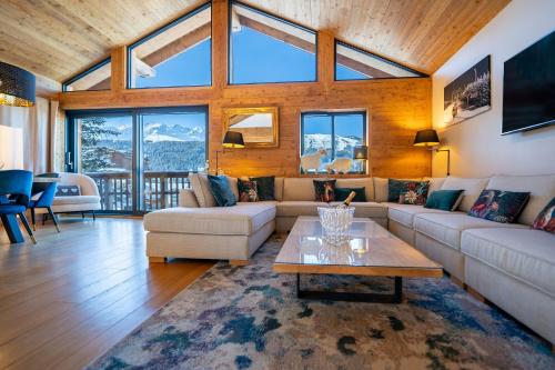 Les Clarines D'Or,Villa avec Piscine,Jacuzzi et Sauna , Aux pieds des Pistes de Ski , pour 12 personnes