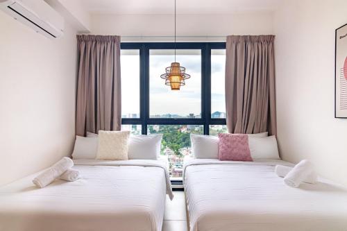 Кровать или кровати в номере Urban Suites, Classic Collection by Stellar ALV