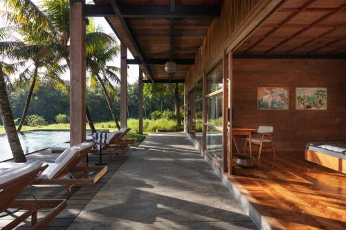 Zahrada ubytování RÜSTERS Ubud Estate