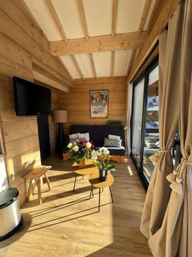 Appartement le StelO Les Gets 6 personnes aux pieds des pistes 2 chambres