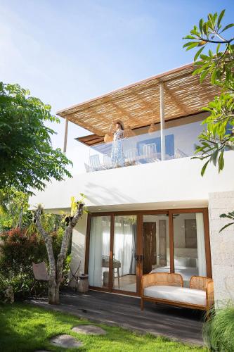 Ein Garten an der Unterkunft Poco Poco villas by Aayan