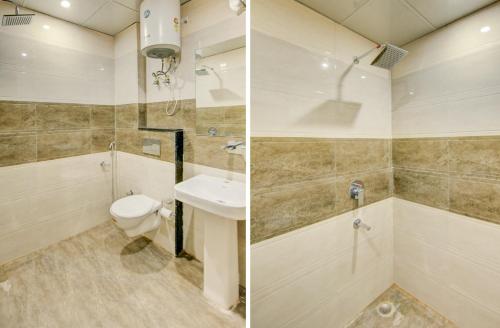 Koupelna v ubytování Smart Plaza Hotel