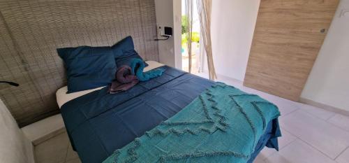 Postel nebo postele na pokoji v ubytování Sud Madinina - Sainte Anne