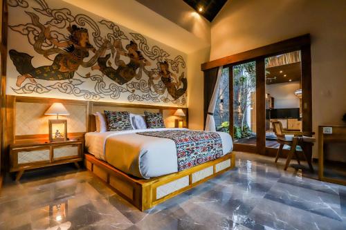 Ліжко або ліжка в номері Villa Dubai - 2BDR, New, Well-Equipped, East Motive