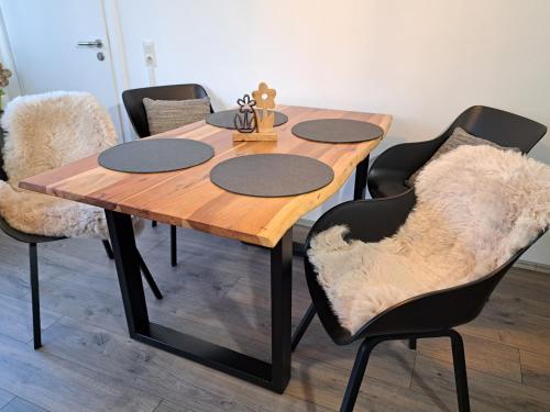 Posezení v ubytování Ferienwohnung Prinz