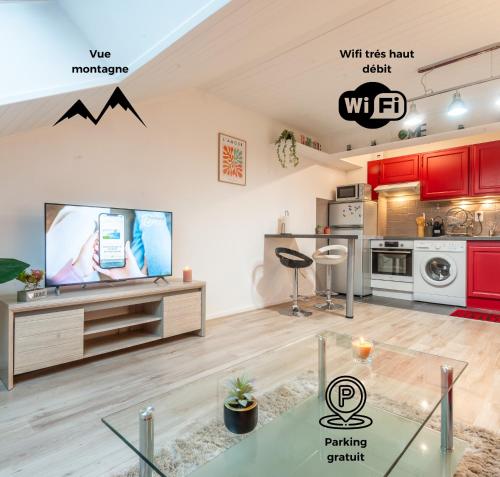 Photo de la galerie de l'établissement Studio I Chaleureux I Marignier, à Marignier