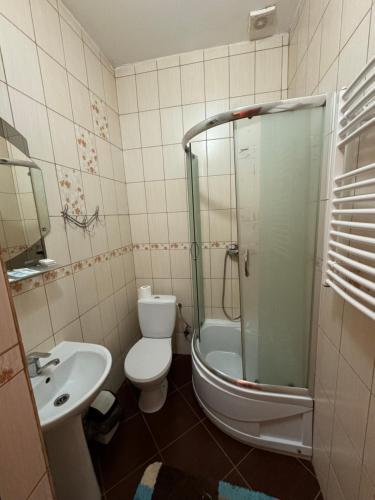 Koupelna v ubytování Лаціо