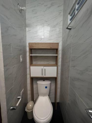 Koupelna v ubytování Apartamento Vacacional Campestre