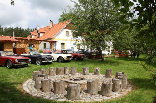 Zahrada ubytování Penzion Kaminek
