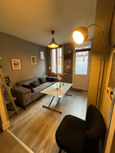 Posezení v ubytování Maison de pêcheurs Malvina