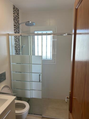 Koupelna v ubytování Apartamento ZOYA