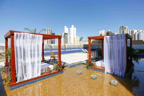 Πισίνα στο ή κοντά στο Ap 5 estrelas dentro do shopping Df Plaza