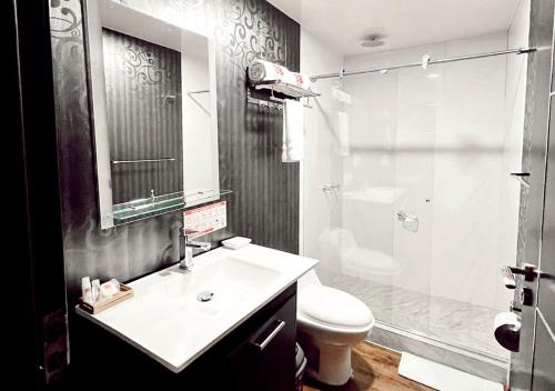 Ванна кімната в Hotel Big Day Lago de Tota