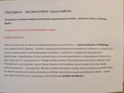 a typed document on top of a white paper at Hostel Apollo in Ząbkowice Śląskie