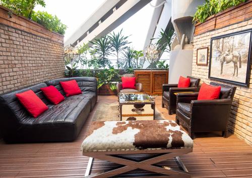 Ruang duduk di Hotel Éclat Beijing