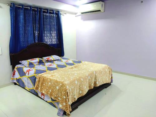 En eller flere senge i et værelse på Namaste Nirvana Shanti Villa