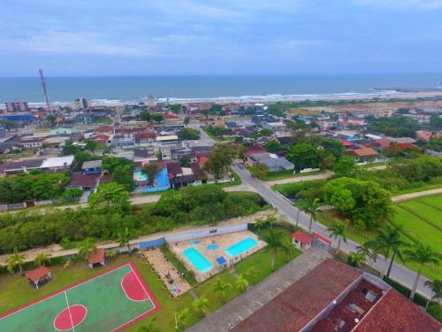 Tầm nhìn từ trên cao của A sua Kitnet na praia