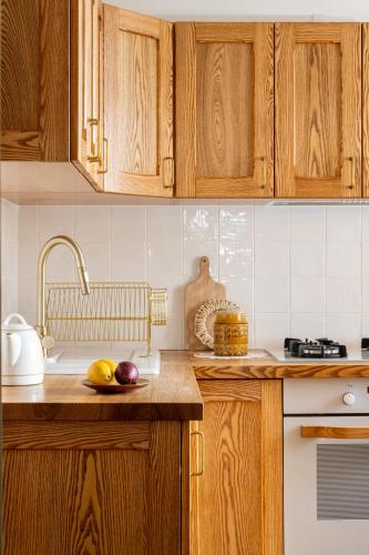 Dapur atau dapur kecil di Willa Staszelówka