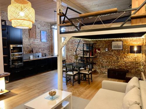 Posezení v ubytování Brooklyn Apartment - Clim- Carnot/Ramblas 250m