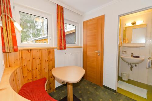 Koupelna v ubytování Haus Helga