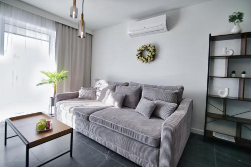 Χώρος καθιστικού στο Laguna Beskidów Resort - Apartament A33