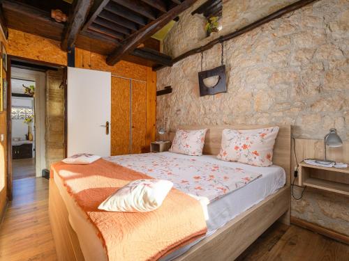 Ένα ή περισσότερα κρεβάτια σε δωμάτιο στο Casa Cittar