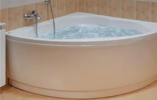 y baño con bañera con agua. en Gorgeous Home In Cabrunici With Outdoor Swimming Pool, en Čabrunići